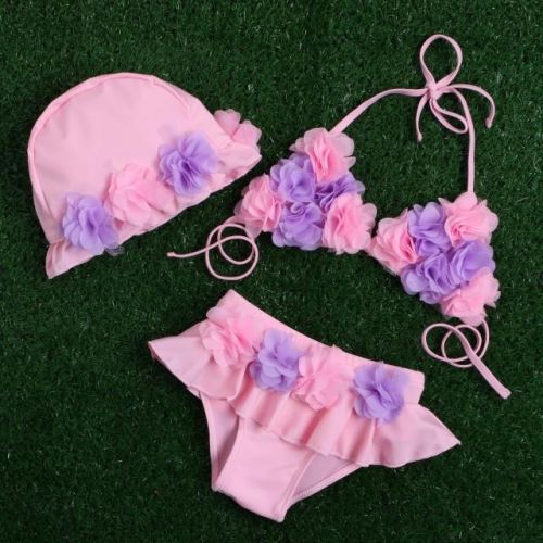 Maillot de bain fille en nylon - Ref 2545794