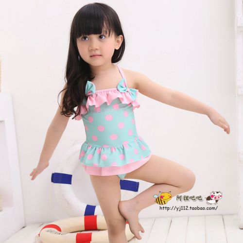 Maillot de bain fille MOMASONG en nylon - Ref 2545820