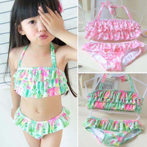 Maillot de bain fille AU LAC en nylon - Ref 2545920