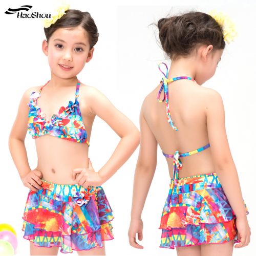 Maillot de bain fille en nylon - Ref 2545949