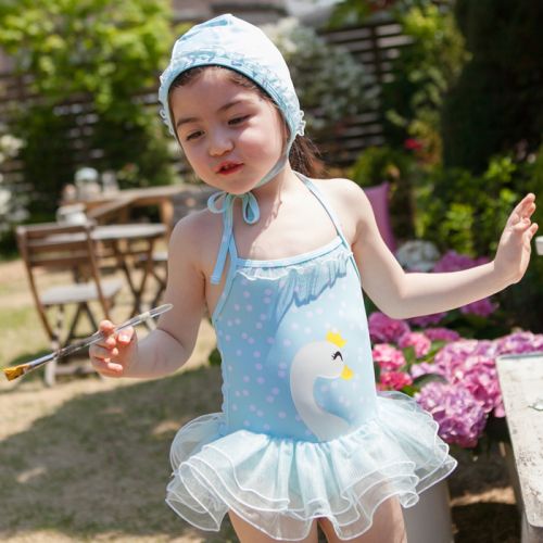 Maillot de bain fille DUDUAMPMUMU en nylon - Ref 2546016