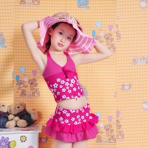 Maillot de bain fille en nylon - Ref 2546057