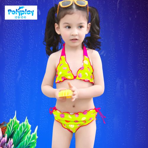 Maillot de bain fille POLYPLAY en nylon - Ref 2546077