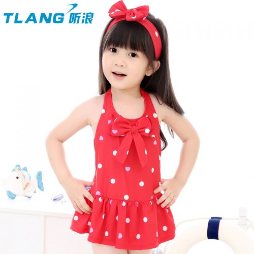 Maillot de bain fille en spandex - Ref 2546091