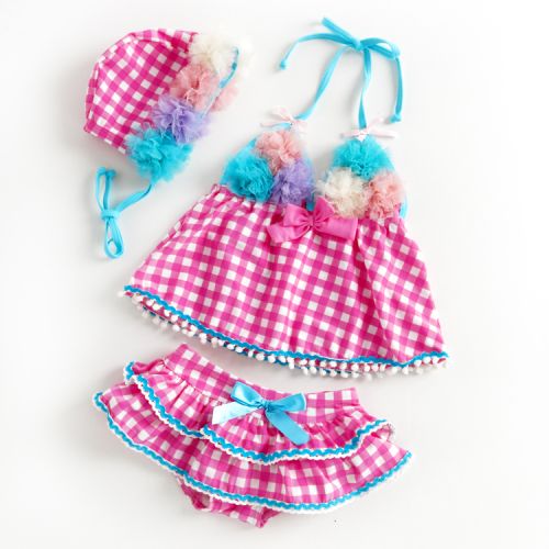 Maillot de bain fille en nylon - Ref 2546095