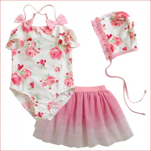 Maillot de bain fille VIVO BINIYA en nylon - Ref 2546119