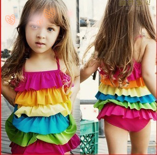 Maillot de bain fille en nylon - Ref 2546223