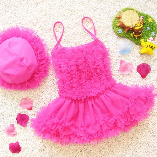 Maillot de bain fille en nylon - Ref 2546247