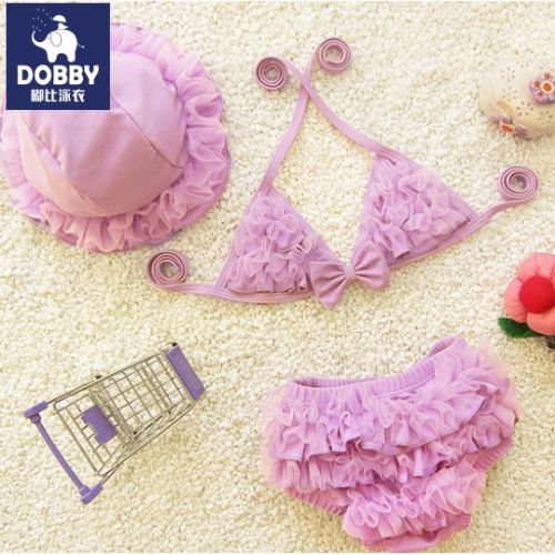 Maillot de bain fille en nylon - Ref 2546335