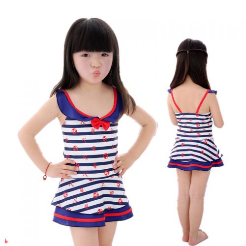 Maillot de bain fille en polyester - Ref 2546344