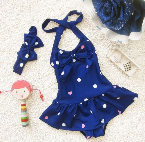 Maillot de bain fille en nylon - Ref 2546385