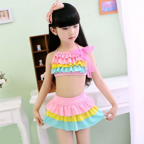 Maillot de bain fille en polyester - Ref 2546390