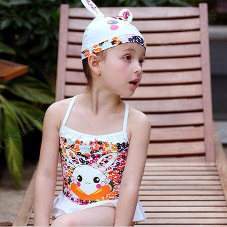 Maillot de bain fille en nylon - Ref 2546424