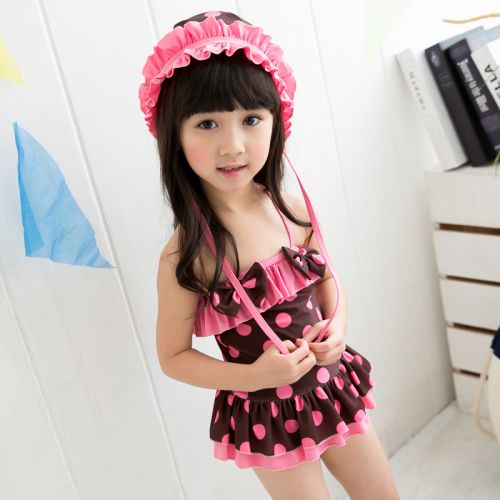 Maillot de bain fille en nylon - Ref 2546455