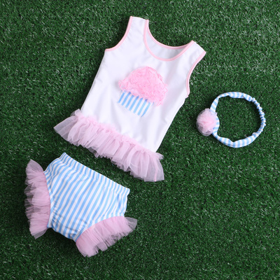 Maillot de bain fille en nylon - Ref 2546456