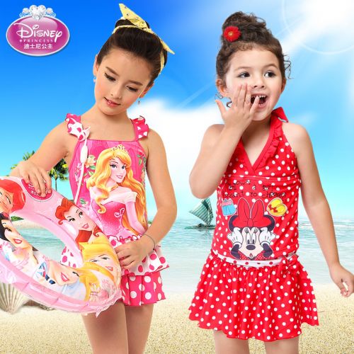 Maillot de bain fille DISNEY en nylon - Ref 2546479