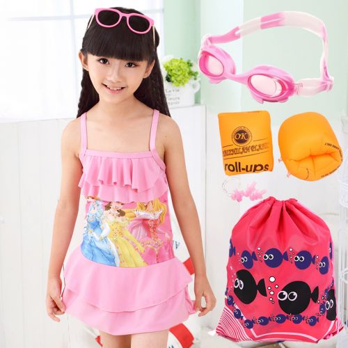 Maillot de bain fille en polyester - Ref 2546489