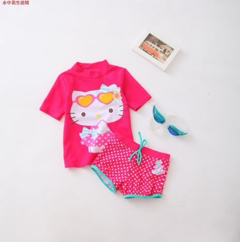 Maillot de bain fille en nylon - Ref 2546504