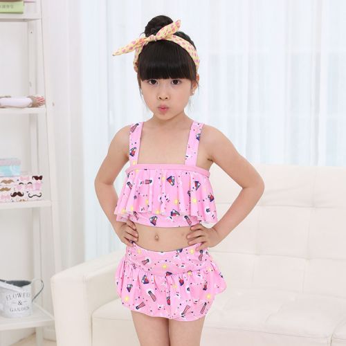 Maillot de bain fille en polyester - Ref 2546514