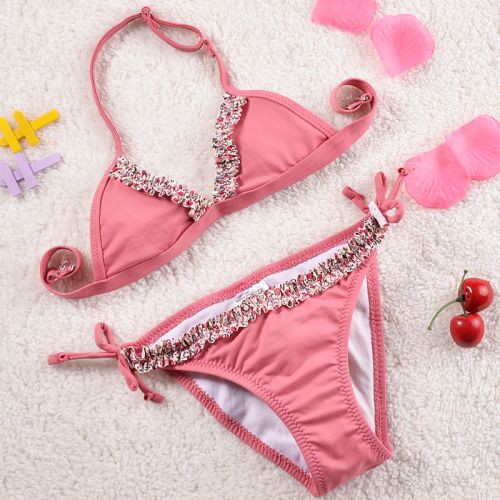 Maillot de bain fille en nylon - Ref 2546527