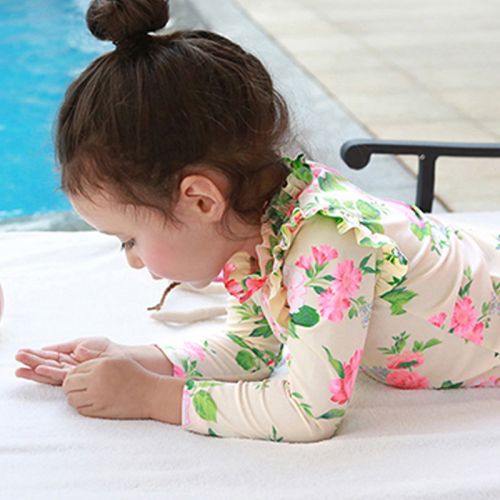 Maillot de bain fille en nylon - Ref 2546542