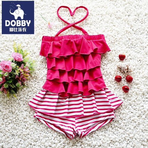 Maillot de bain fille en nylon - Ref 2546559