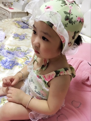 Maillot de bain fille en nylon - Ref 2546579