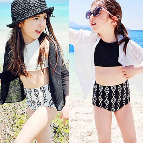 Maillot de bain fille LINGRIVER en nylon - Ref 2546583