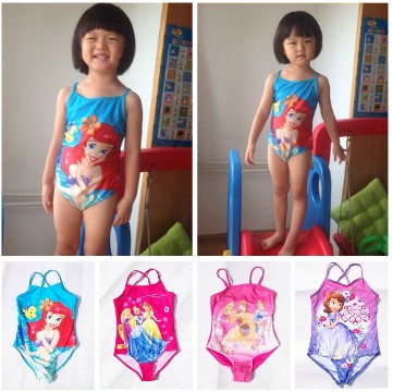 Maillot de bain fille en nylon - Ref 2546593