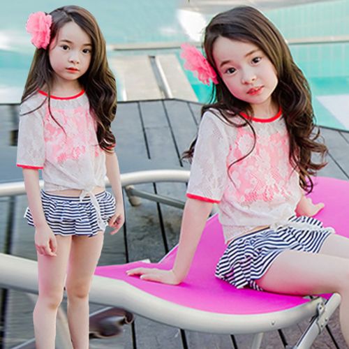 Maillot de bain fille en nylon - Ref 2546599