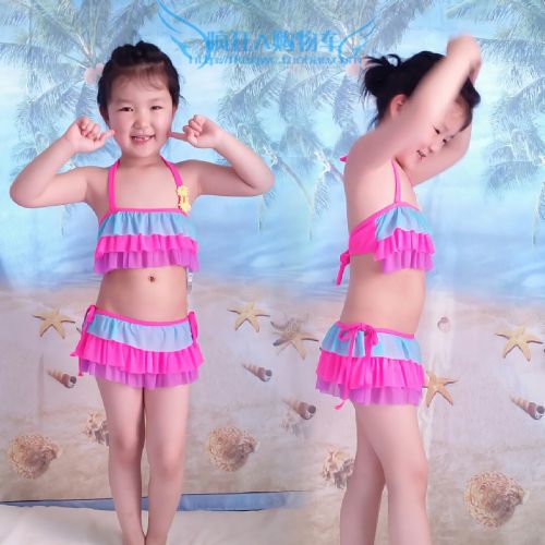 Maillot de bain fille en nylon - Ref 2546611