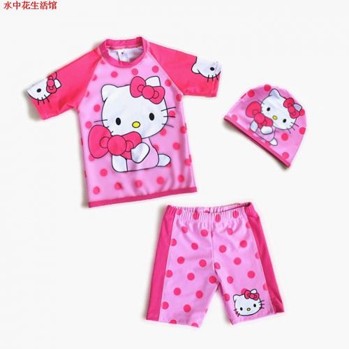 Maillot de bain fille en nylon - Ref 2546631