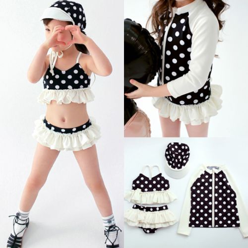 Maillot de bain fille en nylon - Ref 2546652