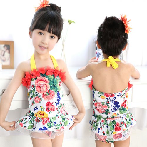 Maillot de bain fille en nylon - Ref 2546658