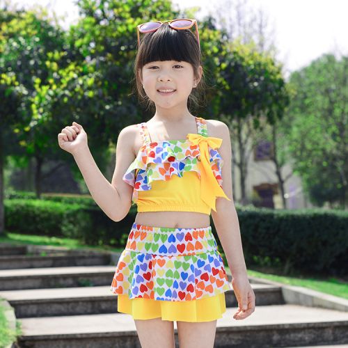 Maillot de bain fille en polyester - Ref 2546733