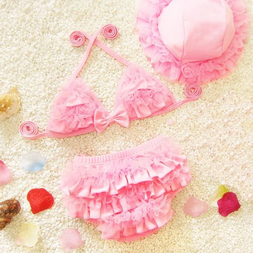 Maillot de bain fille en nylon - Ref 2546822