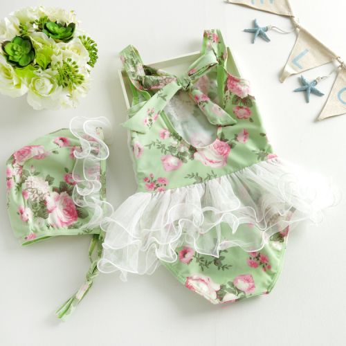 Maillot de bain fille en nylon - Ref 2546836