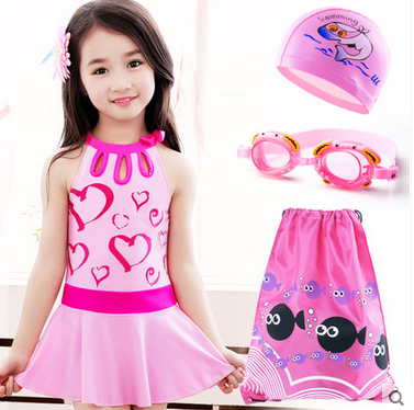 Maillot de bain fille en polyester - Ref 2546936