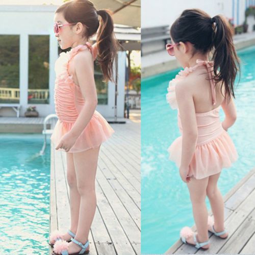 Maillot de bain fille DUDUAMPMUMU en nylon - Ref 2546977