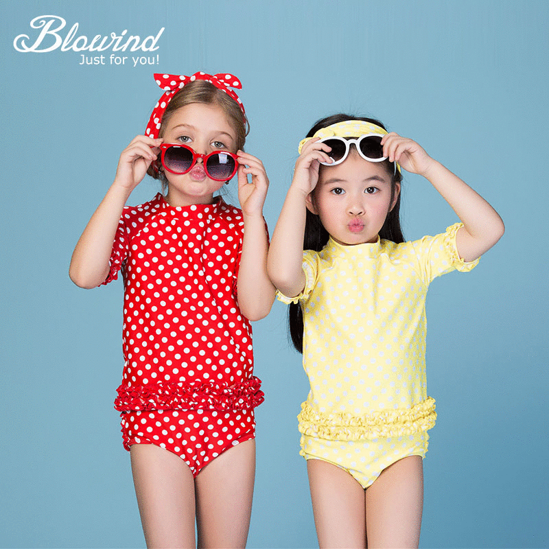 Maillot de bain fille BLOWIND en nylon - Ref 2546979