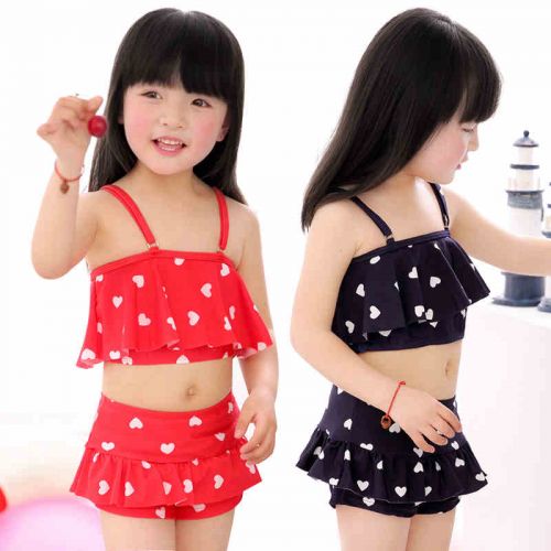 Maillot de bain fille en nylon - Ref 2547044