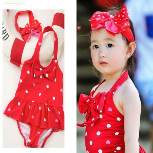 Maillot de bain fille en nylon - Ref 2547079
