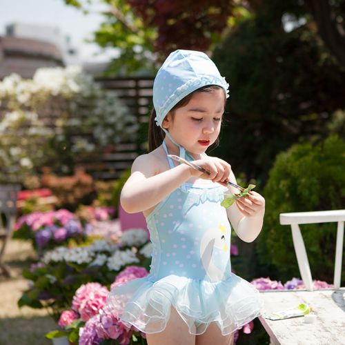 Maillot de bain fille IEMOX en nylon - Ref 2547124