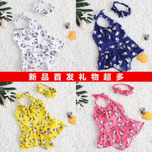 Maillot de bain fille en nylon - Ref 2547173