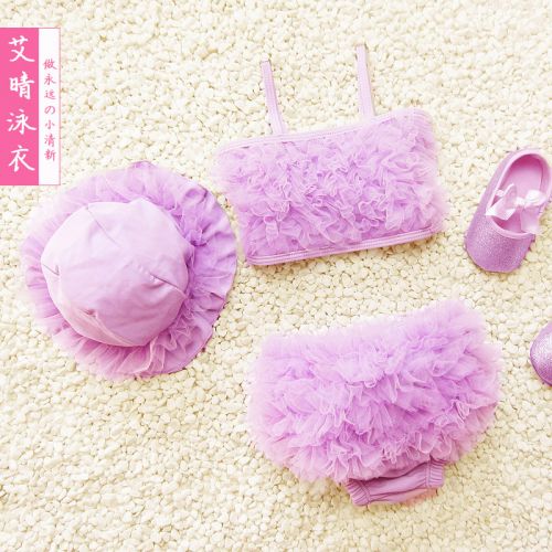 Maillot de bain fille en nylon - Ref 2547217