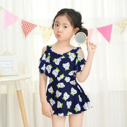 Maillot de bain fille en nylon - Ref 2547223