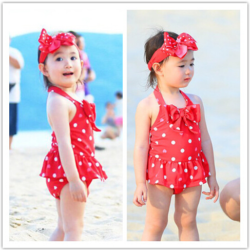 Maillot de bain fille en nylon - Ref 2547332