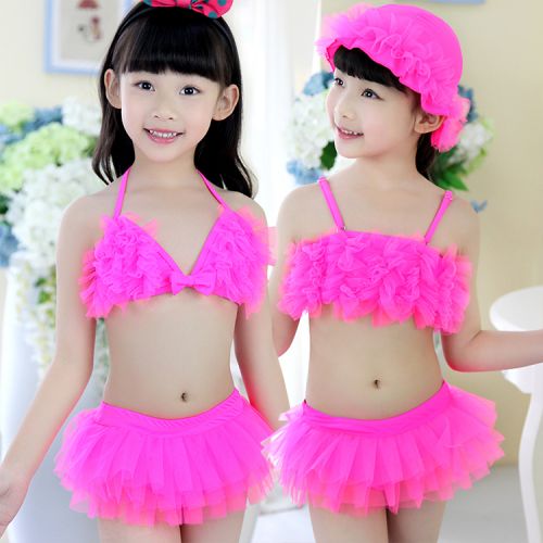Maillot de bain fille en nylon - Ref 2547338