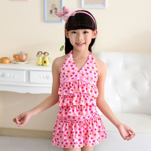 Maillot de bain fille en polyester - Ref 2547357