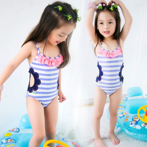 Maillot de bain fille en nylon - Ref 2547371